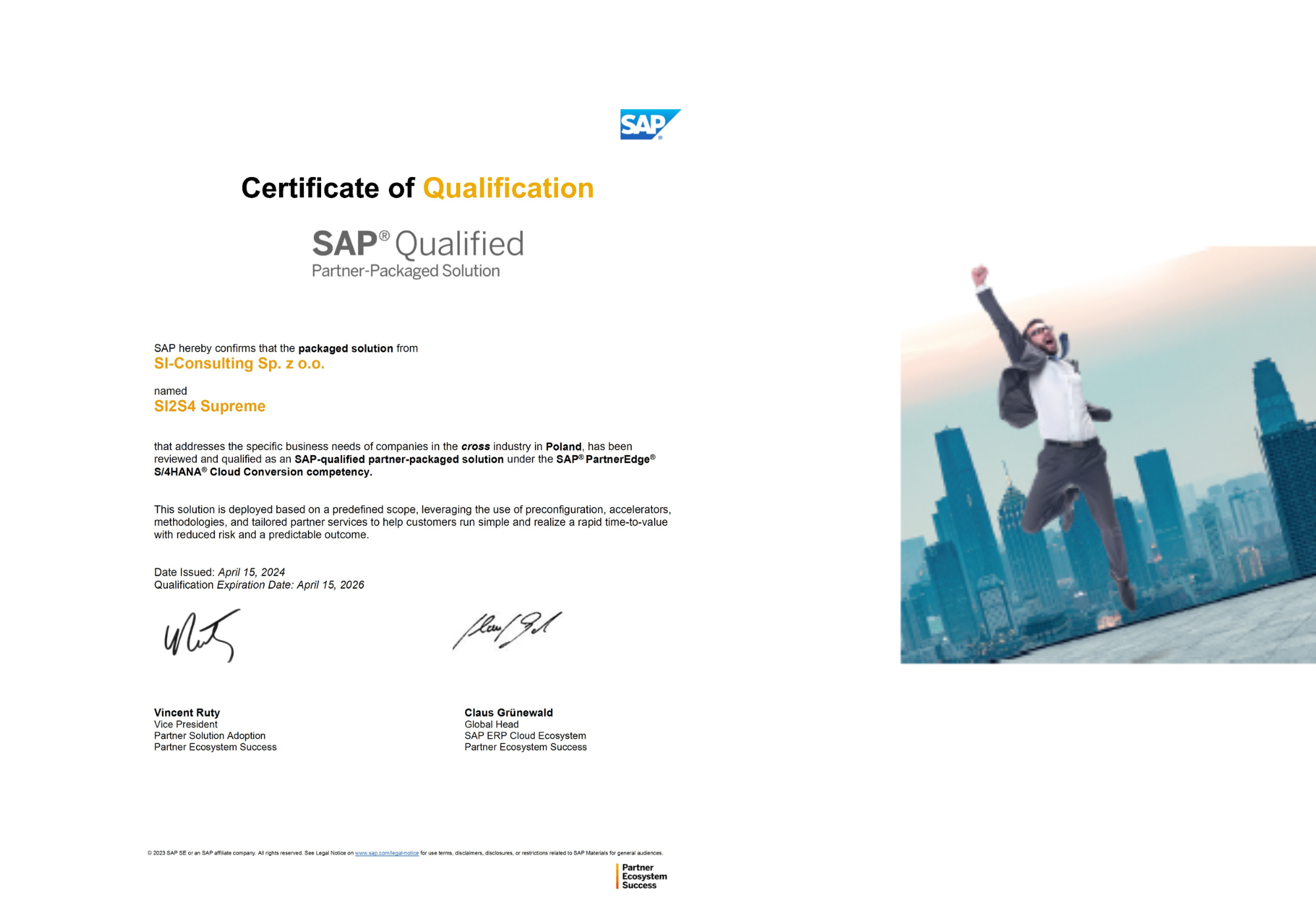 Certificate of Qualification SI2S4 2024