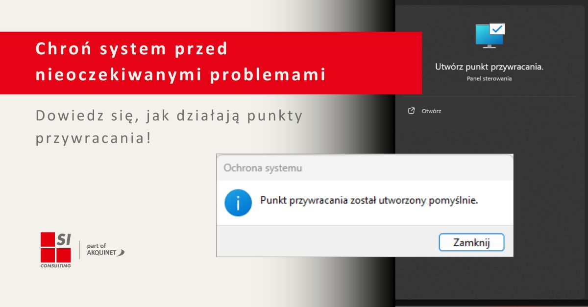 Punkty przywracania systemu – Co to jest i jak działają?