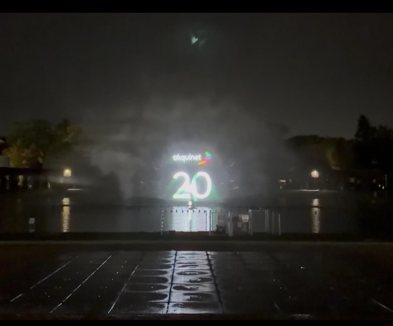 Nocny pokaz na 20 lat