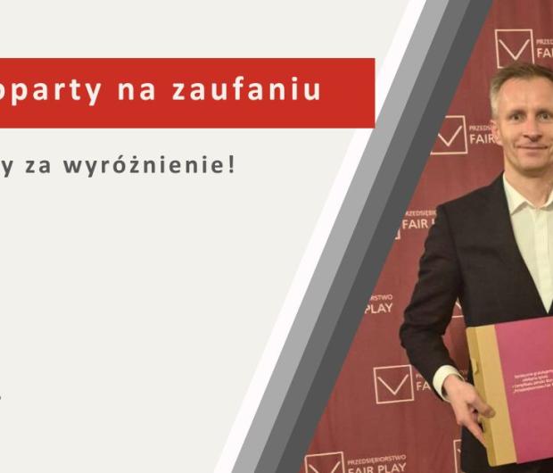 Certyfikat Przedsiębiorstwa Fair Play 2025